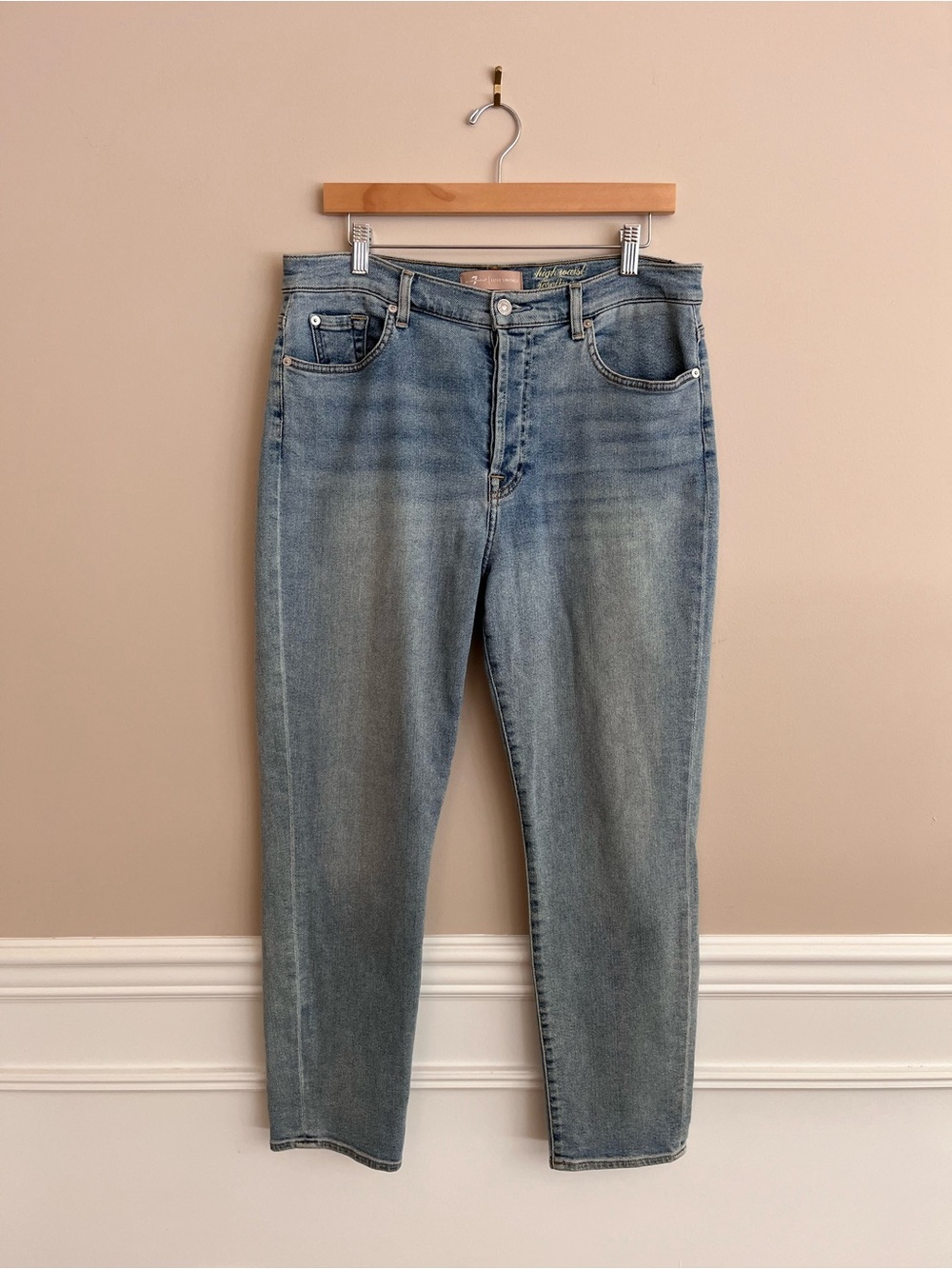 7 FOR ALL MAKIND Josefina high waist luxe vintage jeans size 32
